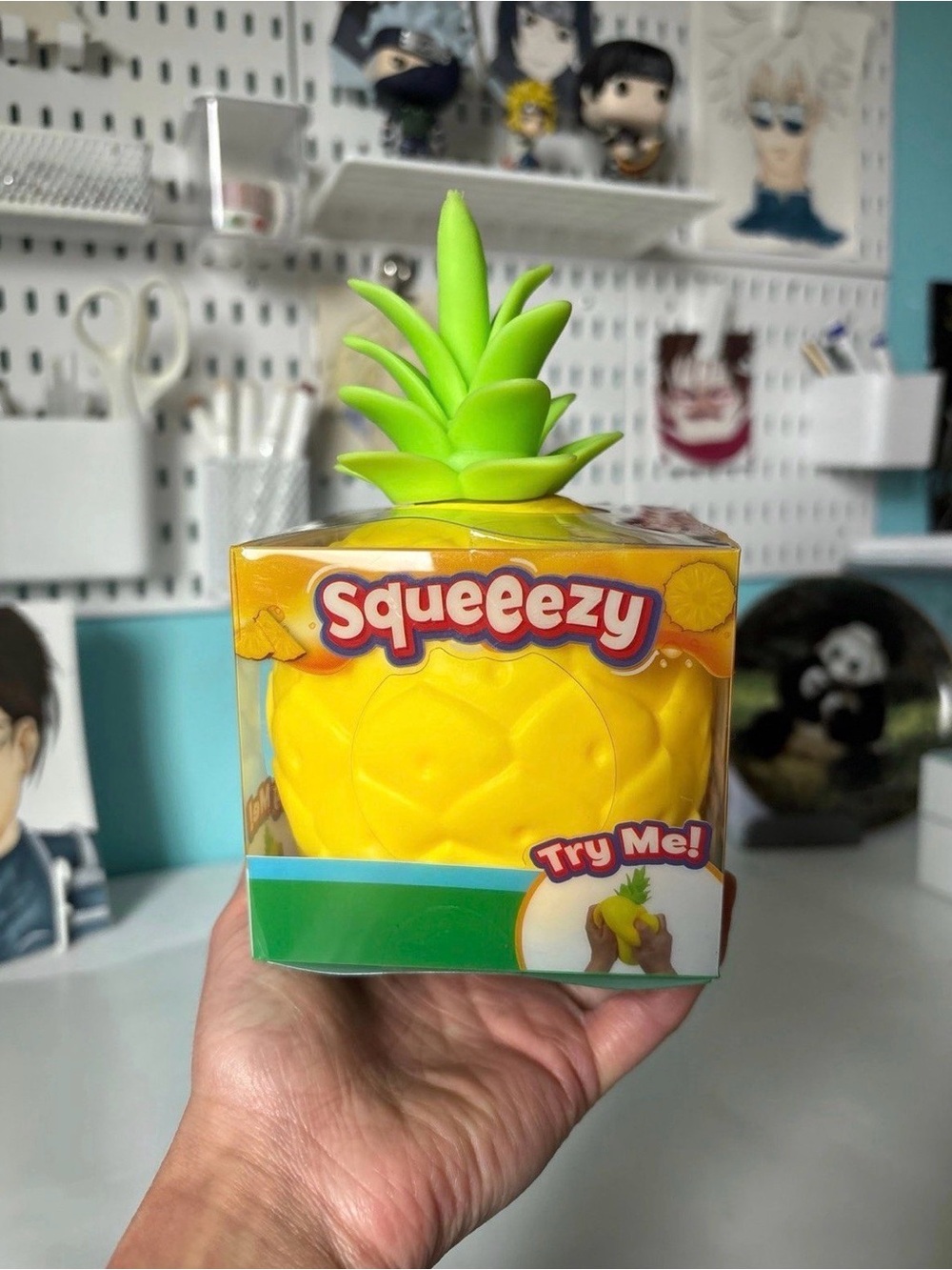 Target Squeezy Pineapple Toy - Yellow & Green